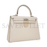 HERM�S MASTER KELLY 25 BAG NATA PALLADIUM HARDWARE EPSOM LEATHER (25*17*7cm) - Image 2