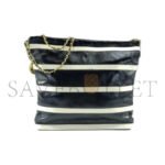 CHANEL 22 SHINY CALFSKIN STRIPED AS3260 (42*39*8cm) - Image 2