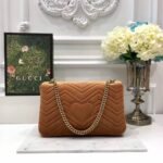 Gucci GG Marmont Medium Velvet Shoulder Bag 443496 - Image 4