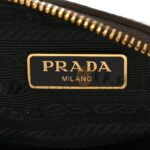 PRADA VITELLO DAINO COSMETIC POUCH ARGILLA (17*11*7cm) - Image 5