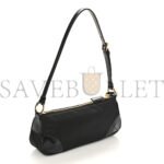 PRADA TESSUTO NYLON BRUSHED CALFSKIN RE-EDITION 2002 SHOULDER BAG BLACK (24*11*6cm) - Image 2