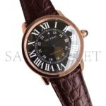 CARTIER LONDON SOLO SERIES GOLD CASE ULTRA-THIN FORMAL MEN'S WATCH W6701009 - Image 2