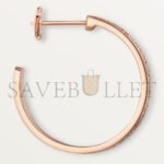 CARTIER LOVE�HOOP EARRINGS, MEDIUM MODEL, PAVED N8515192 - Image 6