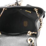 CHANEL SHINY CAVIAR QUILTED SMALL DUMA POCKETS DRAWSTRING BACKPACK BLACK AS3787 (17.5*16.5*10cm) - Image 7