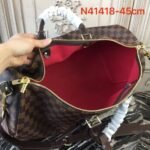 Louis Vuitton Damier Ebene Canvas Keepall Bandouliere 45 N41428 - Image 7