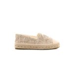 CHANEL TWEED LAMBSKIN CC ESPADRILLES BEIGE G29762