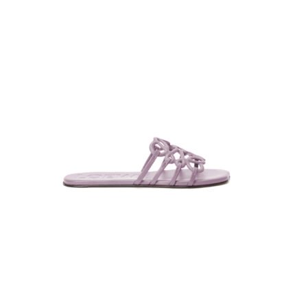 LOEWE PETAL ANAGRAM SLIDE IN SOFT CALFSKIN LLSP465X08