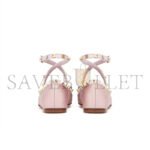 VALENTINO ROCKSTUD SATIN BALLERINA 5W2S0HB6SWH_6E0 - Image 5