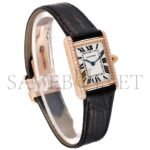 CARTIER TANK LOUIS ROSE GOLD DIAMOND LADIES WATCH WJTA0010 - Image 3