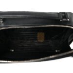 PRADA SAFFIANO TRAVEL MENS MEDIUM BRIQUE CROSSBODY BAG BLACK (22*17*6cm) - Image 5