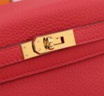Hermès Kelly Togo Calf Gold hardware Red size: 25Cm/ 28Cm - Image 6