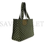 PRADA FABRIC EMBROIDERED SAFFIANO LARGE SYMBOLE TOTE BLACK EDERA (43*33*18cm) - Image 2