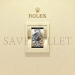ROLEX DATEJUST 41 OYSTER, 41 MM, OYSTERSTEEL AND WHITE GOLD WATCH 126334-0022 - Image 2
