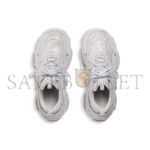 BALENCIAGA WOMEN'S TRIPLE S SNEAKER WITH RHINESTONES IN LIGHT GREY 524039W2TST1100 - Image 5