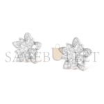 VAN CLEEF ARPELS LOTUS OPENWORK EARRINGS MINI MODEL VCARP0ZV00 - Image 3