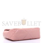CHANEL QUILTED MEDIUM 19 FLAP LIGHT PINK (26*16*9cm) - Image 3