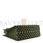 PRADA FABRIC EMBROIDERED SAFFIANO LARGE SYMBOLE TOTE BLACK EDERA (43*33*18cm) - Image 3