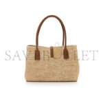 YSL RAFFIA PANIER RECTANGLE TOTE�92886994 (29*21*9cm) - Image 3