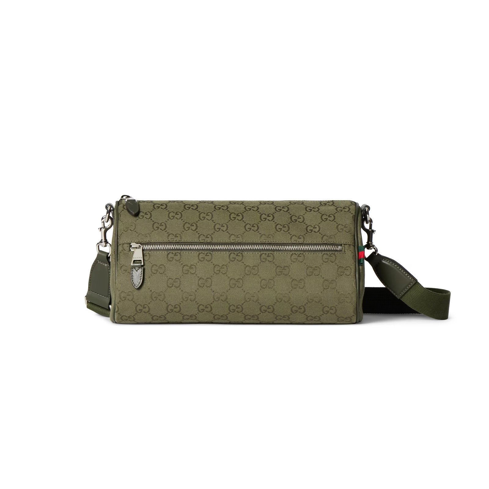 19b5db5873a9ec021da44e8deea85af255983505 GUCCI GG CANVAS SMALL CYLINDER BAG 834455FAEOG3241 (30*16*16cm) - Image 1