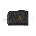 GUCCI GG EMBLEM ZIP CARD CASE�815936AAEEM1000 (13*8.5*3cm) - Image 2