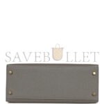 HERM�S MASTER KELLY SELLIER 28 GRIS MEYER EPSOM GOLD HARDWARE (28*22*10cm) - Image 5