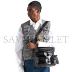 PRADA LEATHER SHOULDER BAG 2VD062 (29*23*15cm) - Image 2