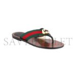 GUCCI KIKA WEB THONG SANDALS 612138 - Image 3