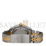 ROLEX STAINLESS STEEL 18K YELLOW GOLD 26MM OYSTER PERPETUAL DATEJUST WATCH CHAMPAGNE ROMAN 69173 - Image 2