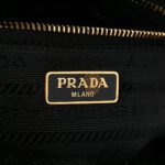 PRADA VITELLO PHENIX CAMERA BAG BLACK (20*15*8cm) - Image 5