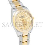 ROLEX DATEJUST GOLDEN PALM PATTERN WATCH 126203 - Image 3