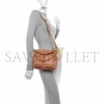 CHANEL SHINY CALFSKIN QUILTED SUPPLE TWINS SMAL HOBO BAG BROWN (24.5*19*5cm) - Image 2