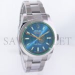 ROLEX OYSTER PERPETUAL MILGAUSS BLUE DIAL WATCH 116400GV - Image 2