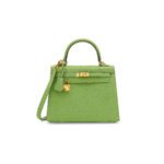 HERM�S MASTER EPSOM KELLY 25 WITH GOLD HARDWARE (25*17*7cm)