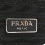 PRADA TESSUTO NYLON VITELLO HOBO NERO BLACK (31*23*11cm) - Image 5