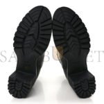 PRADA VITELLO MONTANA LUG SOLE CHELSEA 55MM BOOTS 40 BLACK - Image 5