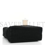 PRADA TESSUTO NYLON JACQUARD TOTE BLACK (22*20*8cm) - Image 3