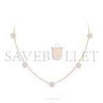 VAN CLEEF ARPELS FLEURETTE NECKLACE, 5 FLOWERS VCARPEBE00 - Image 4