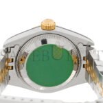 ROLEX STAINLESS STEEL 18K YELLOW GOLD DIAMOND 26MM OYSTER PERPETUAL DATEJUST WATCH CHAMPAGNE JUBILEE 69173 - Image 4