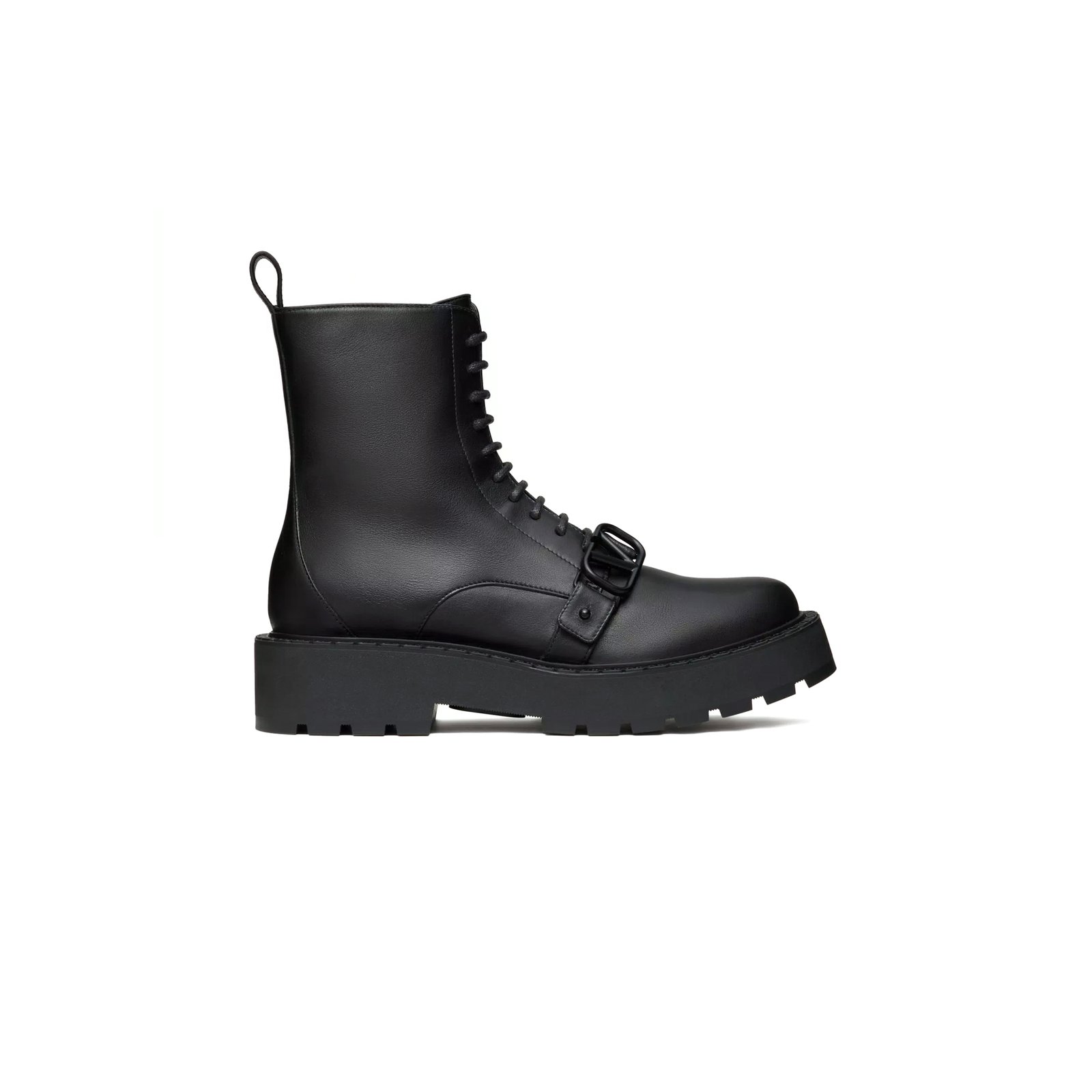 20bb740420f7bcbb00a057eca07285bd10c53518 VALENTINO VLOGO SIGNATURE CALFSKIN COMBAT BOOT 45MM 5W0S0KT9EQC_0NO - Image 1