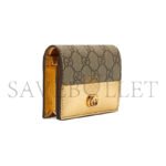 GUCCI GG MARMONT BI-COLOUR CARD CASE WALLET ��658610AABGY8658 (11*8.5*3cm) - Image 3