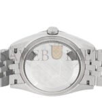 ROLEX STAINLESS STEEL 18K WHITE GOLD 36MM OYSTER PERPETUAL DATEJUST WATCH WHITE ROMAN 126234 - Image 4