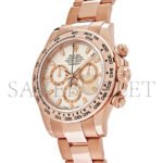 ROLEX DAYTONA 18CT EVEROSE GOLD AUTOMATIC IVORY DIAL WATCH 116505-0005 - Image 2