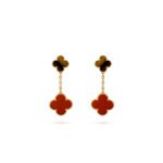 VAN CLEEF ARPELS MAGIC ALHAMBRA EARRINGS, 2 MOTIFS VCARN5JR00