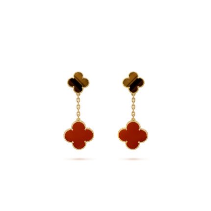 VAN CLEEF ARPELS MAGIC ALHAMBRA EARRINGS, 2 MOTIFS VCARN5JR00