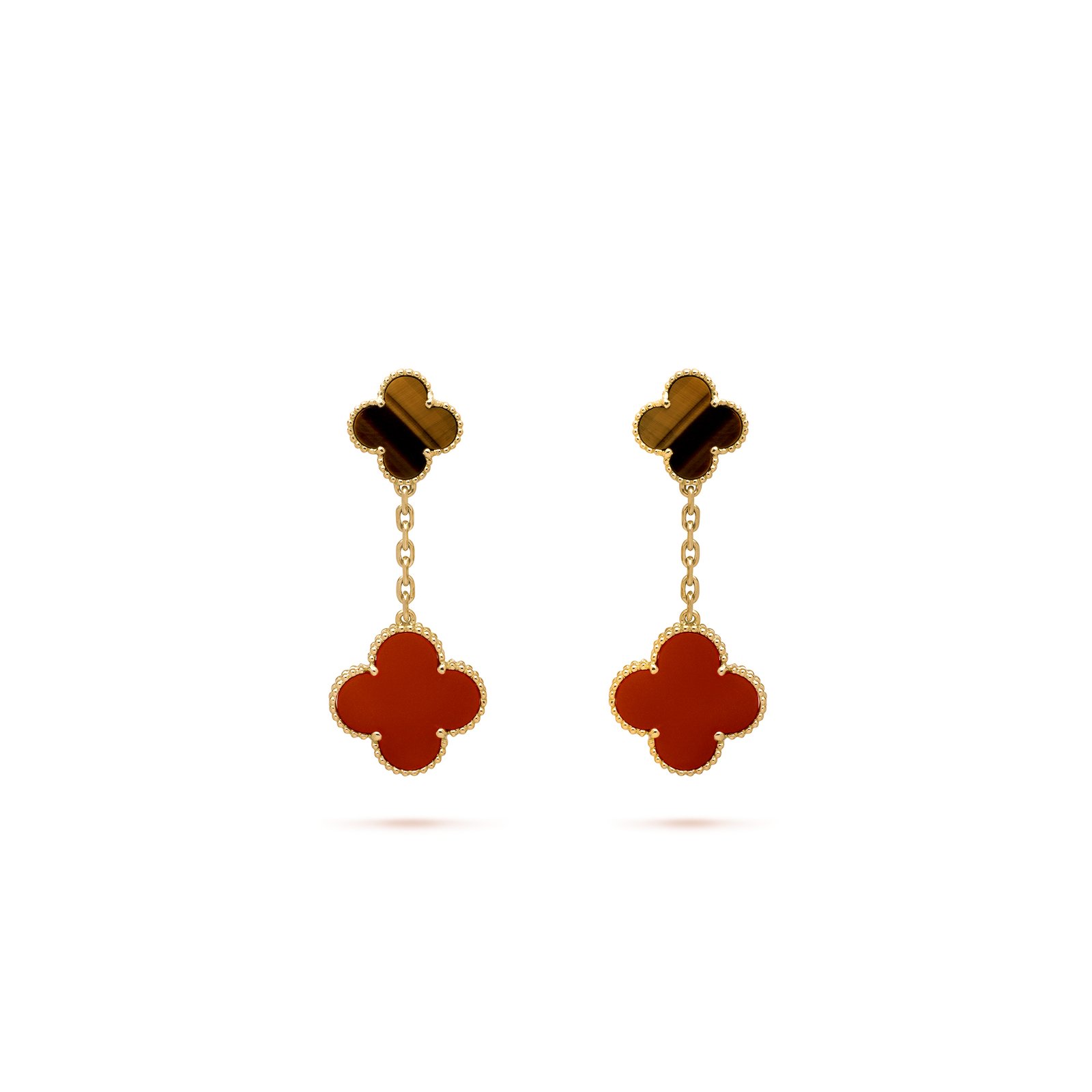 2278bab9403fcb1794af4a95eb44241c74bcb187 VAN CLEEF ARPELS MAGIC ALHAMBRA EARRINGS, 2 MOTIFS VCARN5JR00 - Image 1