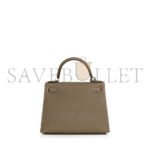 HERM�S MASTER ETOUPE EPSOM KELLY 28 PALLADIUM HARDWARE (28*22*10cm) - Image 2