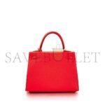 HERM�S MASTER ROUGE DE COEUR EPSOM KELLY 25 SELLIER GOLD HARDWARE (25*17*7cm) - Image 3