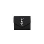 YSL CASSANDRE MATELASS� COMPACT TRI FOLD WALLET IN GRAIN DE POUDRE LEATHER�403943BOW021000 (12.5*10*2.5cm)
