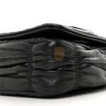 PRADA NAPPA GAUFRE FLAP SHOULDER BAG BLACK (20*13*8cm) - Image 5