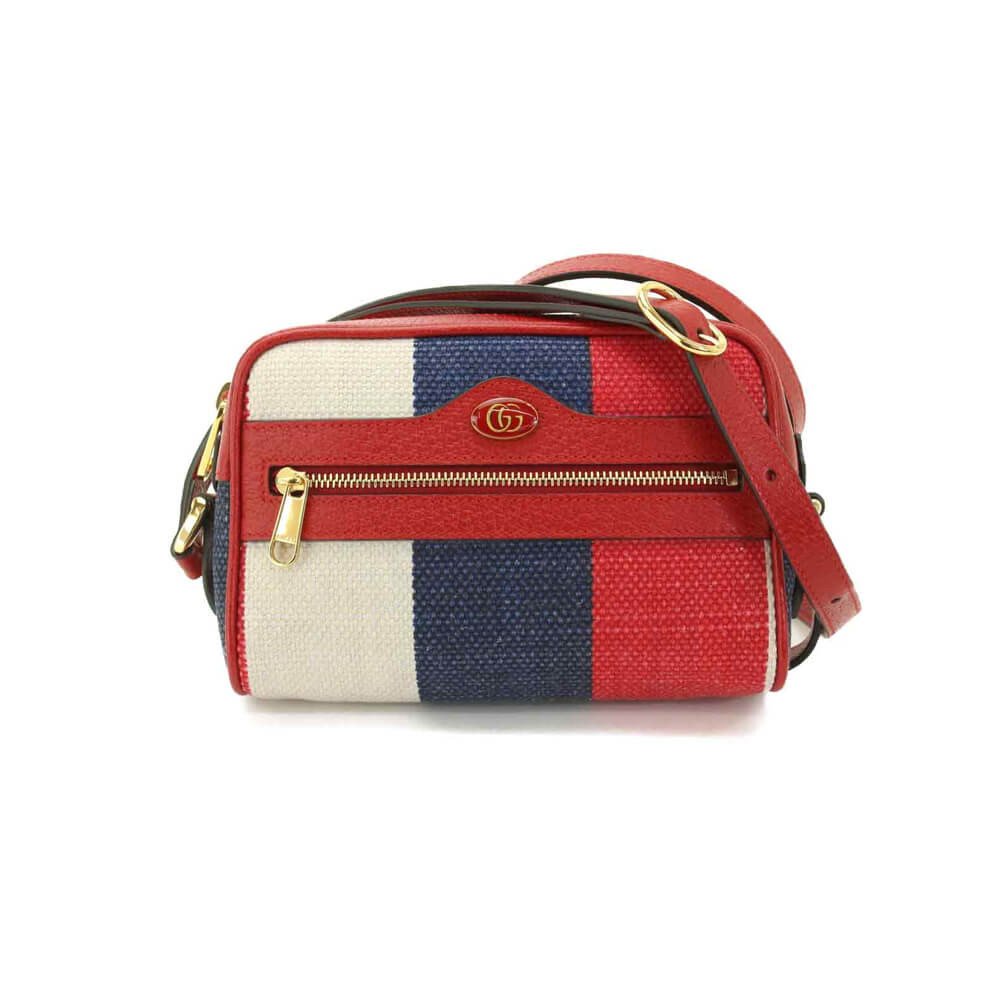 257b2cdc0c6514331b63e0f891d8425ad5b85617 Gucci Ophidia Sylvie Stripe Canvas Mini Bag 517350 - Image 1